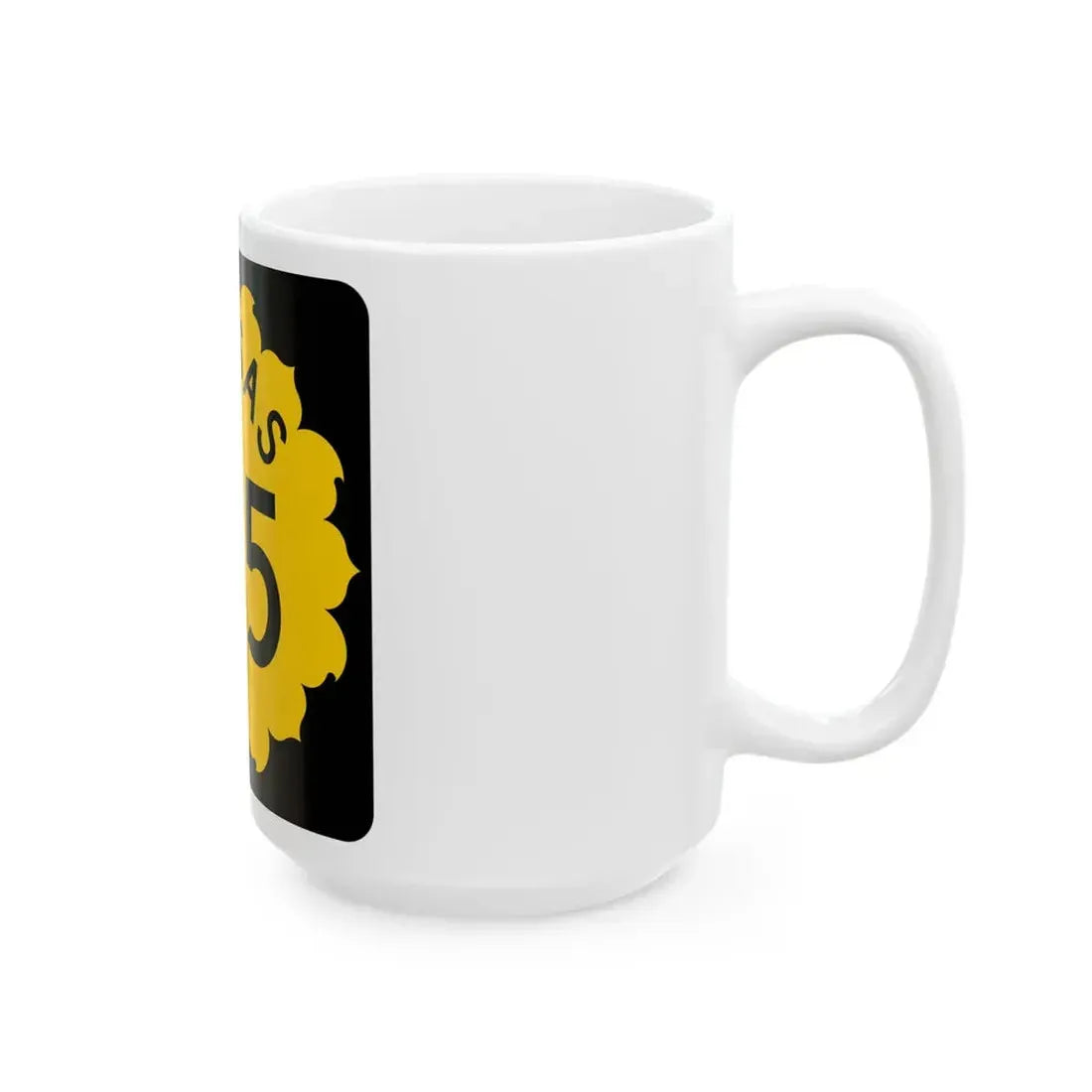 K-145 1962 (Kansas) (Road Sign) White Coffee Mug - Go Mug Yourself