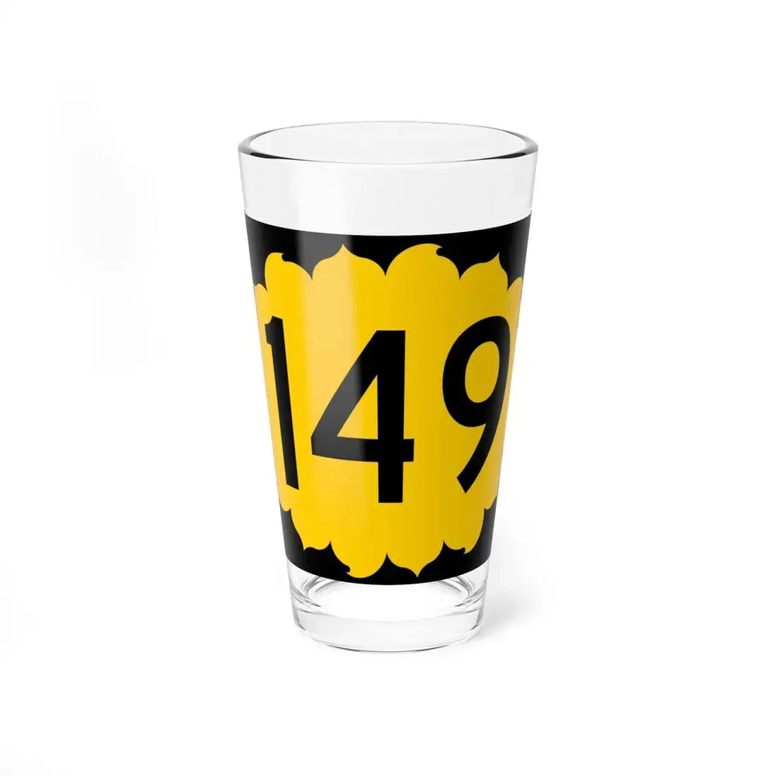 K-149 (Kansas) (Road Sign) Pint Glss 16oz 16oz - Go Mug Yourself