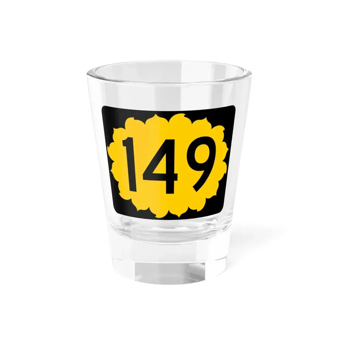K-149 (Kansas) (Road Sign) Shot Glass 1.5oz 1.5oz - Go Mug Yourself