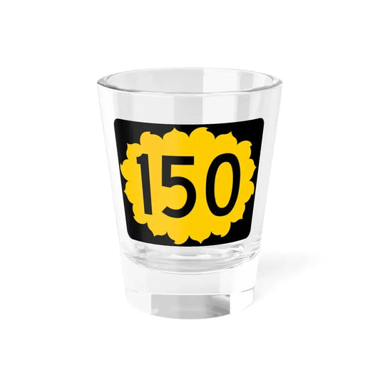 K-150 (Kansas) (Road Sign) Shot Glass 1.5oz 1.5oz - Go Mug Yourself