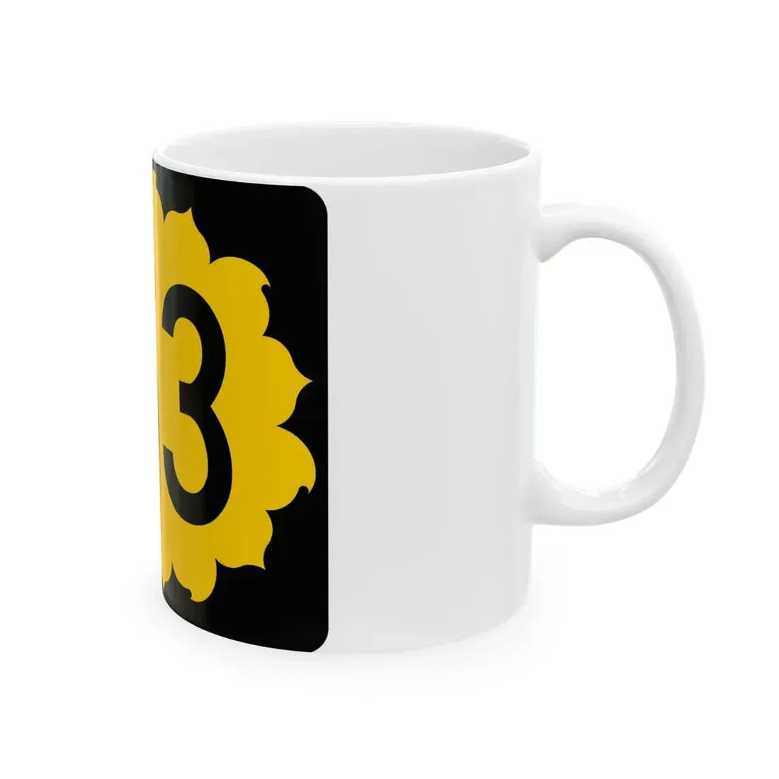 K-153 (Kansas) (Road Sign) White Coffee Mug - Go Mug Yourself