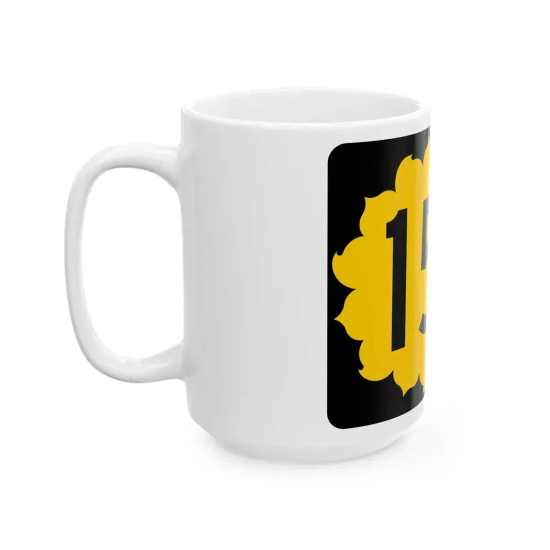 K-158 (Kansas) (Road Sign) White Coffee Mug - Go Mug Yourself