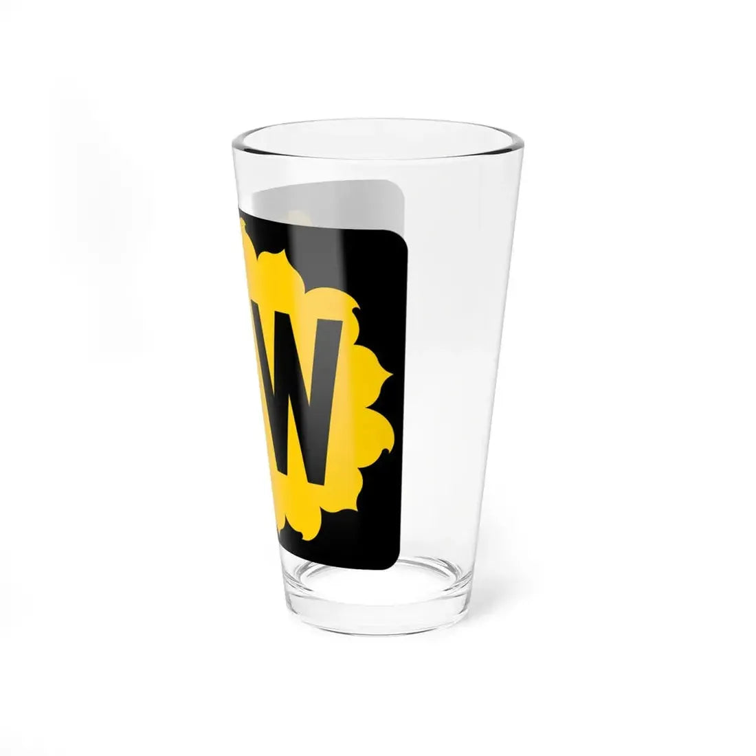 K-15W (Kansas) (Road Sign) Pint Glss 16oz - Go Mug Yourself