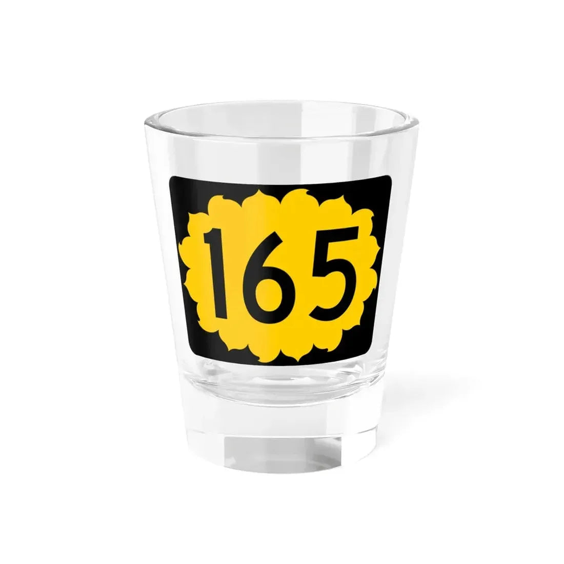 K-165 (Kansas) (Road Sign) Shot Glass 1.5oz 1.5oz - Go Mug Yourself