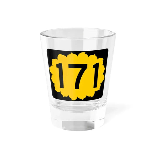 K-171 (Kansas) (Road Sign) Shot Glass 1.5oz 1.5oz - Go Mug Yourself