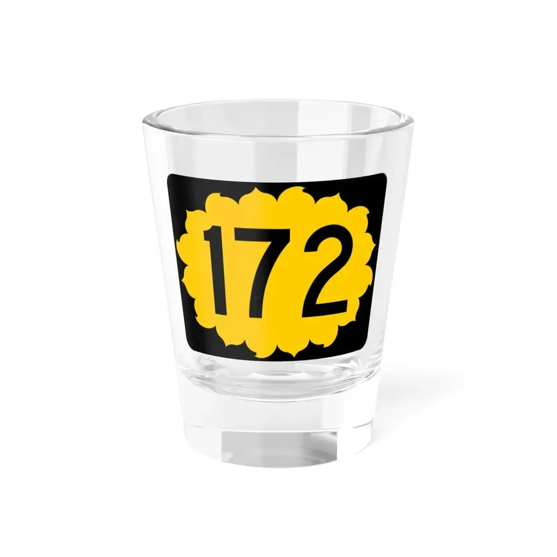 K-172 (Kansas) (Road Sign) Shot Glass 1.5oz 1.5oz - Go Mug Yourself