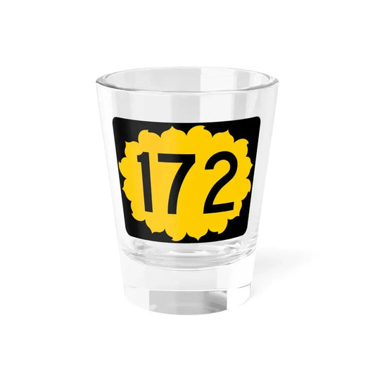 K-172 (Kansas) (Road Sign) Shot Glass 1.5oz 1.5oz - Go Mug Yourself