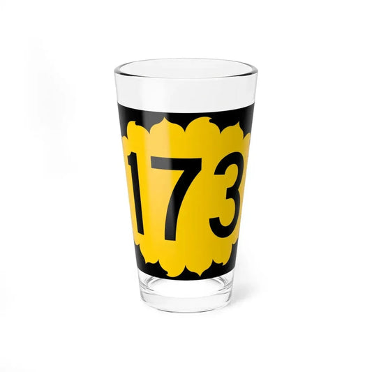 K-173 (Kansas) (Road Sign) Pint Glss 16oz 16oz - Go Mug Yourself