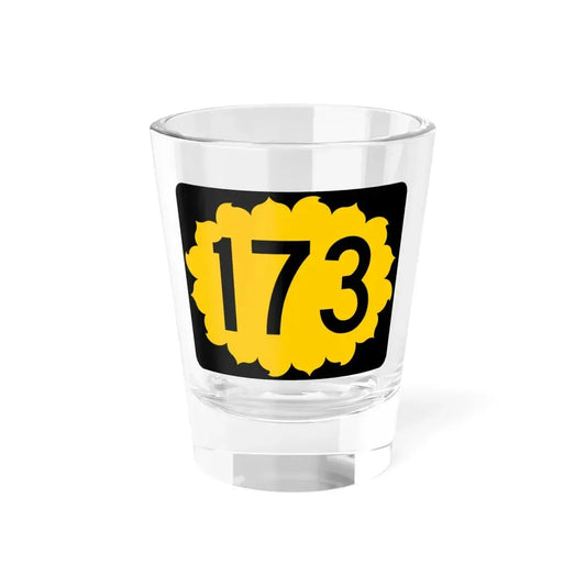 K-173 (Kansas) (Road Sign) Shot Glass 1.5oz 1.5oz - Go Mug Yourself
