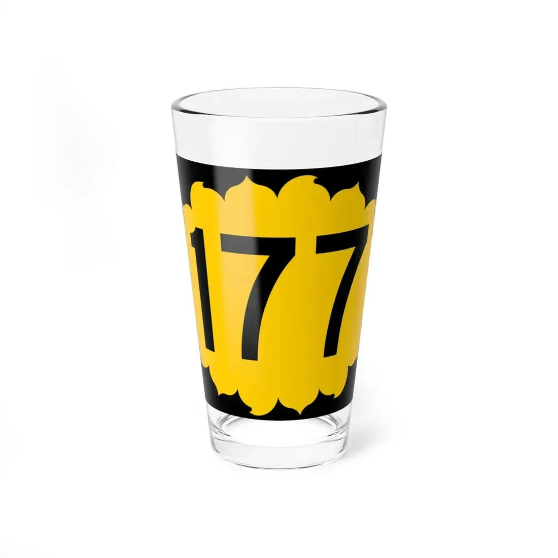 K-177 (Kansas) (Road Sign) Pint Glss 16oz 16oz - Go Mug Yourself