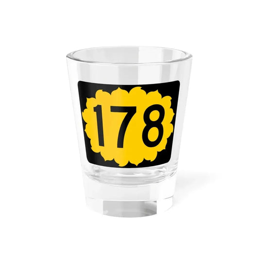 K-178 (Kansas) (Road Sign) Shot Glass 1.5oz 1.5oz - Go Mug Yourself