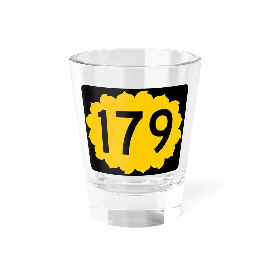 K-179 (Kansas) (Road Sign) Shot Glass 1.5oz 1.5oz - Go Mug Yourself