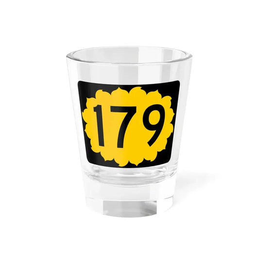K-179 (Kansas) (Road Sign) Shot Glass 1.5oz 1.5oz - Go Mug Yourself