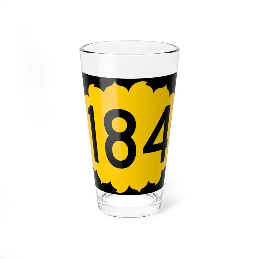 K-184 (Kansas) (Road Sign) Pint Glss 16oz 16oz - Go Mug Yourself