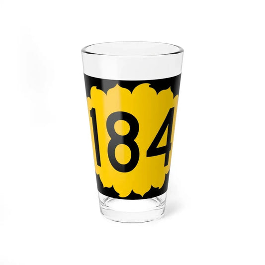 K-184 (Kansas) (Road Sign) Pint Glss 16oz 16oz - Go Mug Yourself