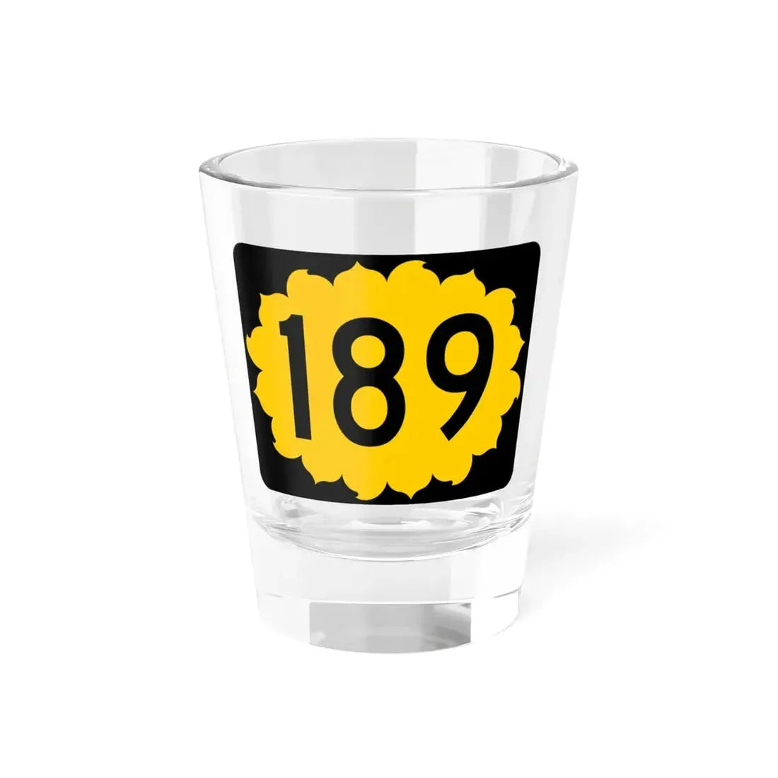 K-189 (Kansas) (Road Sign) Shot Glass 1.5oz 1.5oz - Go Mug Yourself