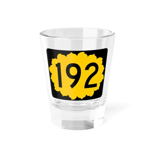 K-192 (Kansas) (Road Sign) Shot Glass 1.5oz 1.5oz - Go Mug Yourself