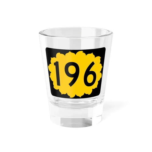 K-196 (Kansas) (Road Sign) Shot Glass 1.5oz 1.5oz - Go Mug Yourself