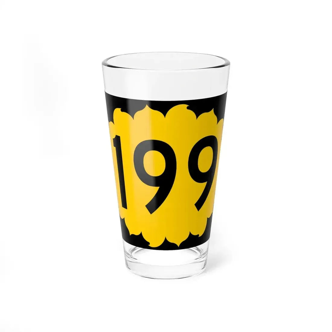 K-199 (Kansas) (Road Sign) Pint Glss 16oz 16oz - Go Mug Yourself