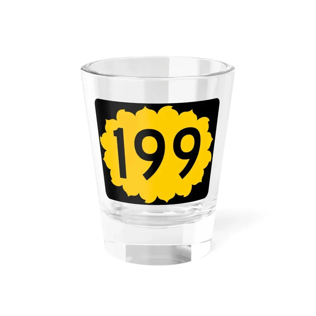 K-199 (Kansas) (Road Sign) Shot Glass 1.5oz 1.5oz - Go Mug Yourself