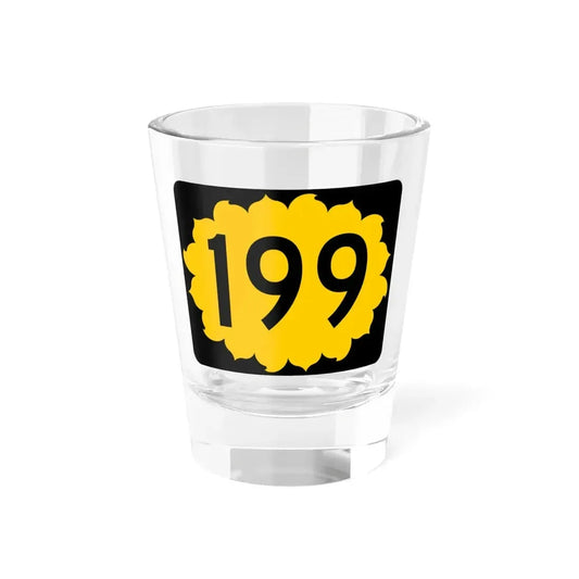 K-199 (Kansas) (Road Sign) Shot Glass 1.5oz 1.5oz - Go Mug Yourself