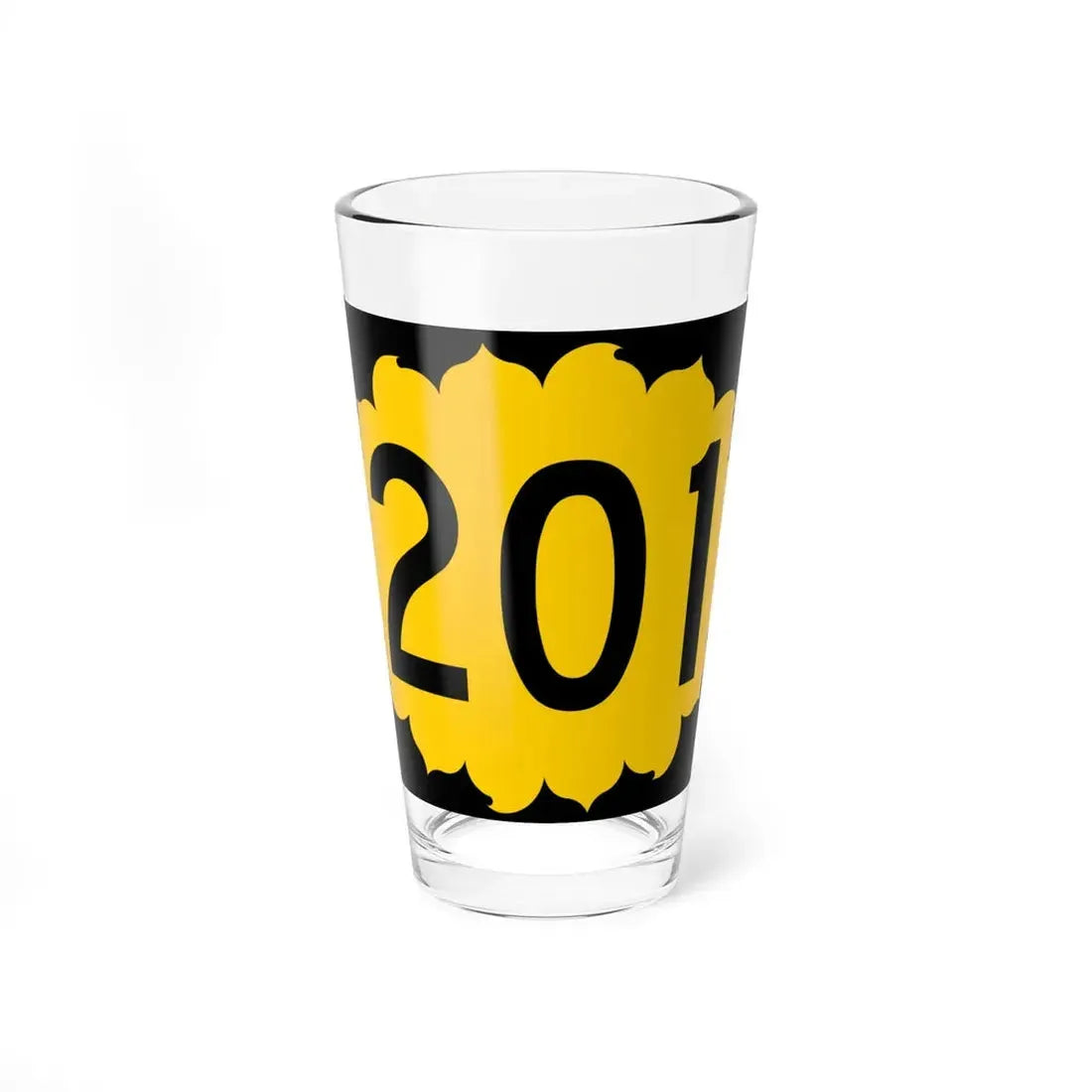K-201 (Kansas) (Road Sign) Pint Glss 16oz 16oz - Go Mug Yourself