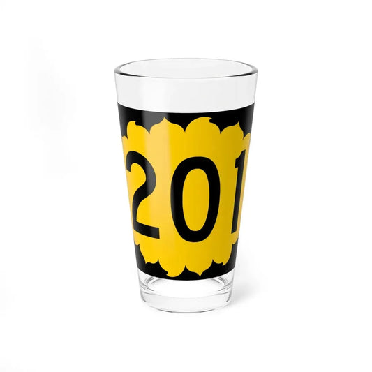 K-201 (Kansas) (Road Sign) Pint Glss 16oz 16oz - Go Mug Yourself