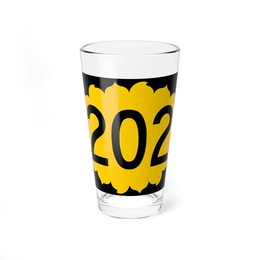 K-202 (Kansas) (Road Sign) Pint Glss 16oz 16oz - Go Mug Yourself