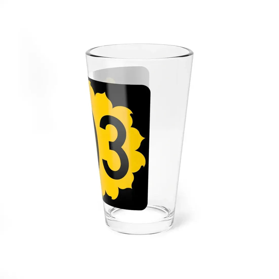 K-203 (Kansas) (Road Sign) Pint Glss 16oz - Go Mug Yourself
