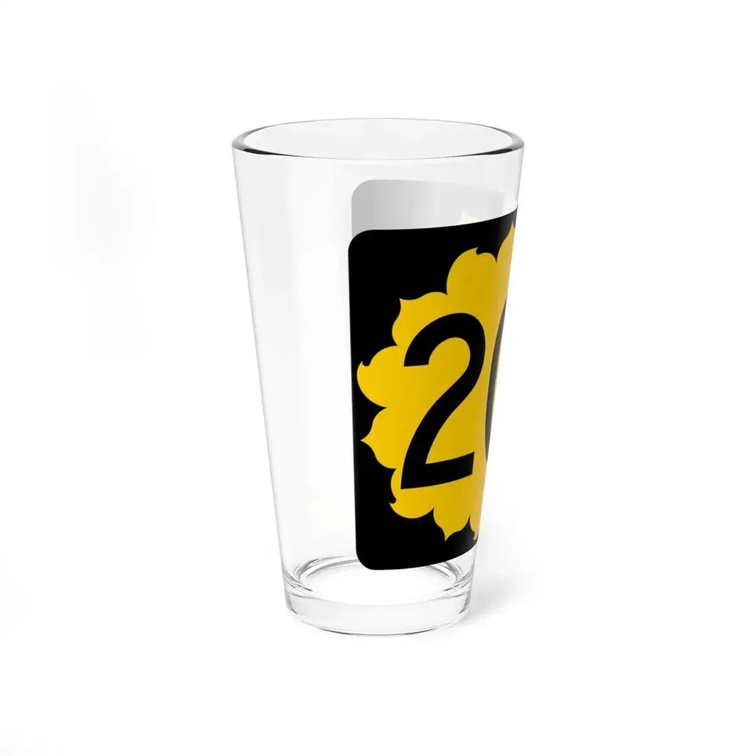 K-204 (Kansas) (Road Sign) Pint Glss 16oz - Go Mug Yourself