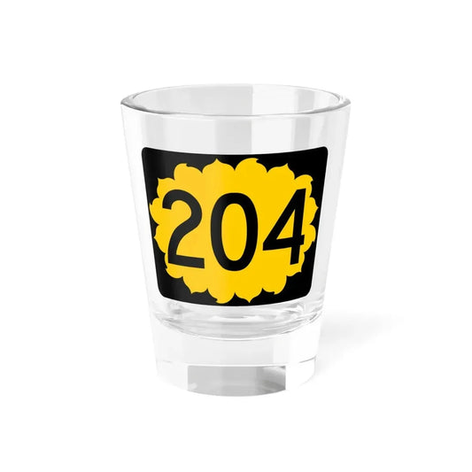 K-204 (Kansas) (Road Sign) Shot Glass 1.5oz 1.5oz - Go Mug Yourself