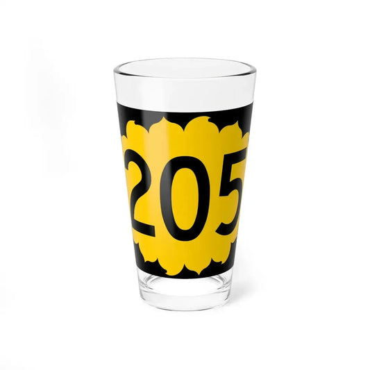 K-205 (Kansas) (Road Sign) Pint Glss 16oz 16oz - Go Mug Yourself