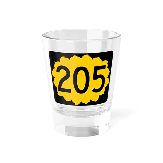 K-205 (Kansas) (Road Sign) Shot Glass 1.5oz 1.5oz - Go Mug Yourself