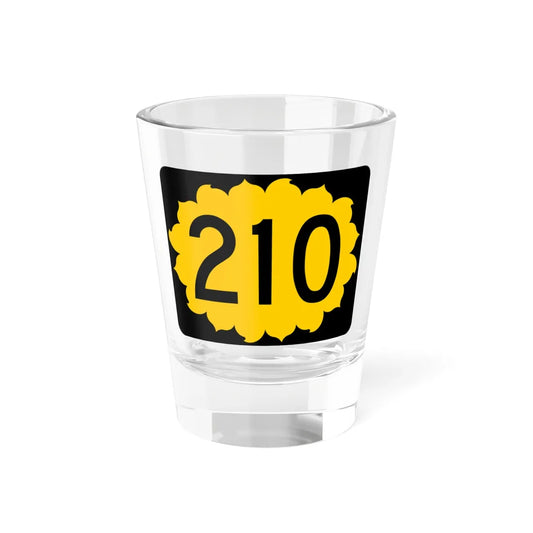 K-210 (Kansas) (Road Sign) Shot Glass 1.5oz 1.5oz - Go Mug Yourself