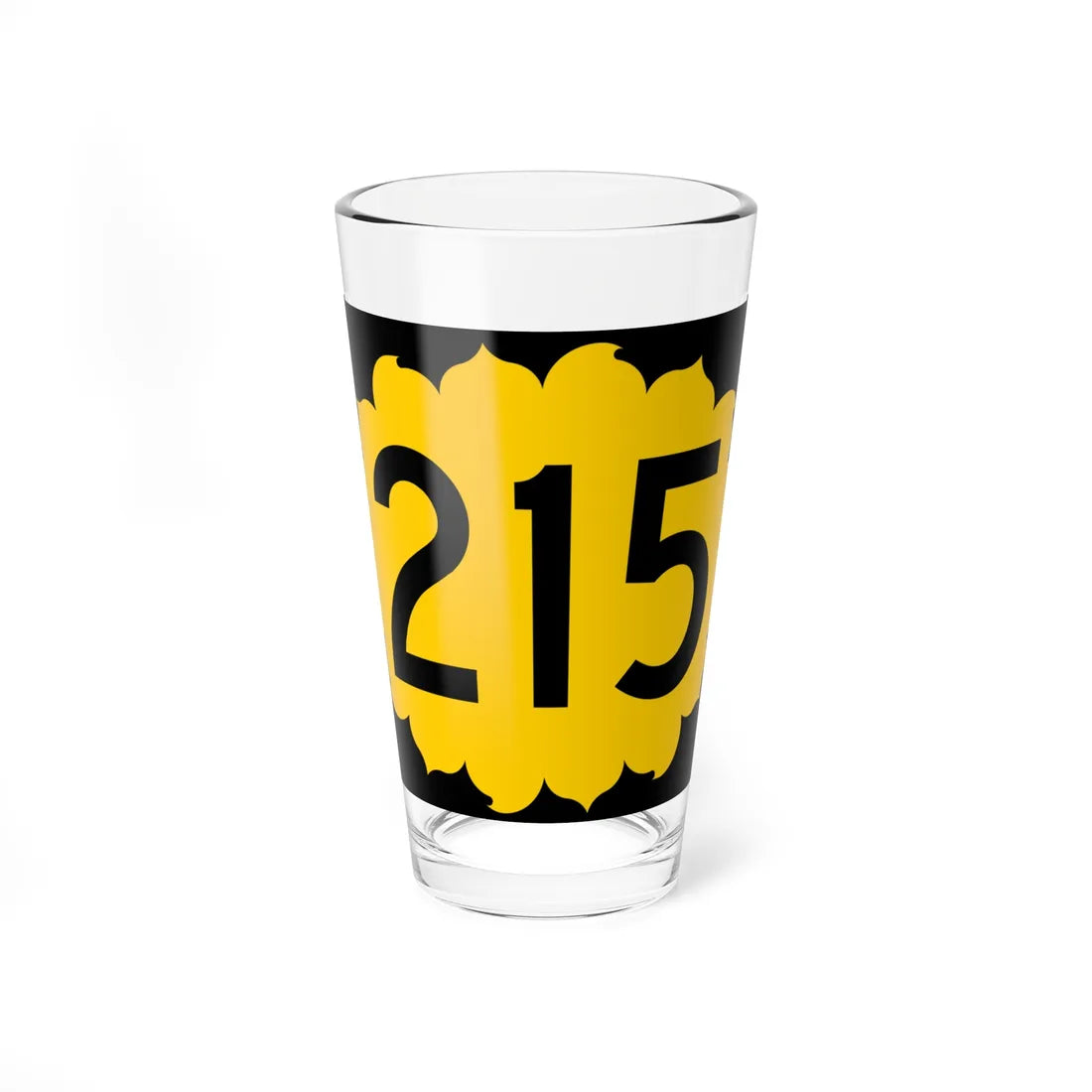 K-215 (Kansas) (Road Sign) Pint Glss 16oz 16oz - Go Mug Yourself