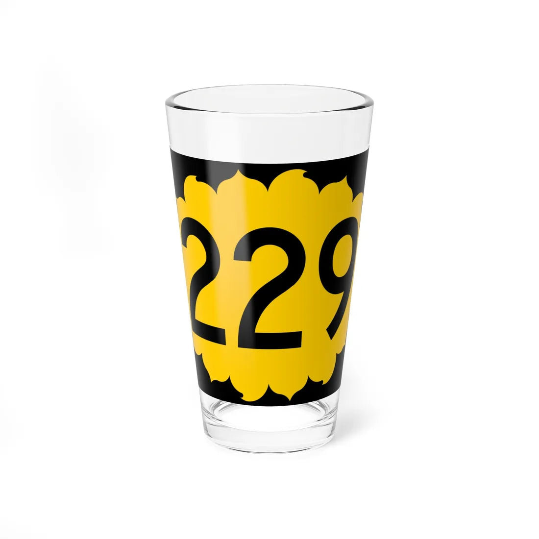 K-229 (Kansas) (Road Sign) Pint Glss 16oz 16oz - Go Mug Yourself