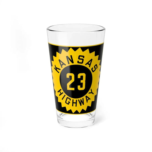 K-23 1926 (Kansas) (Road Sign) Pint Glss 16oz 16oz - Go Mug Yourself