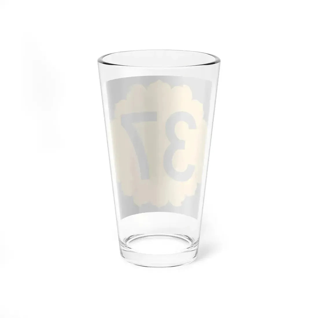 K-37 (Kansas) (Road Sign) Pint Glss 16oz - Go Mug Yourself