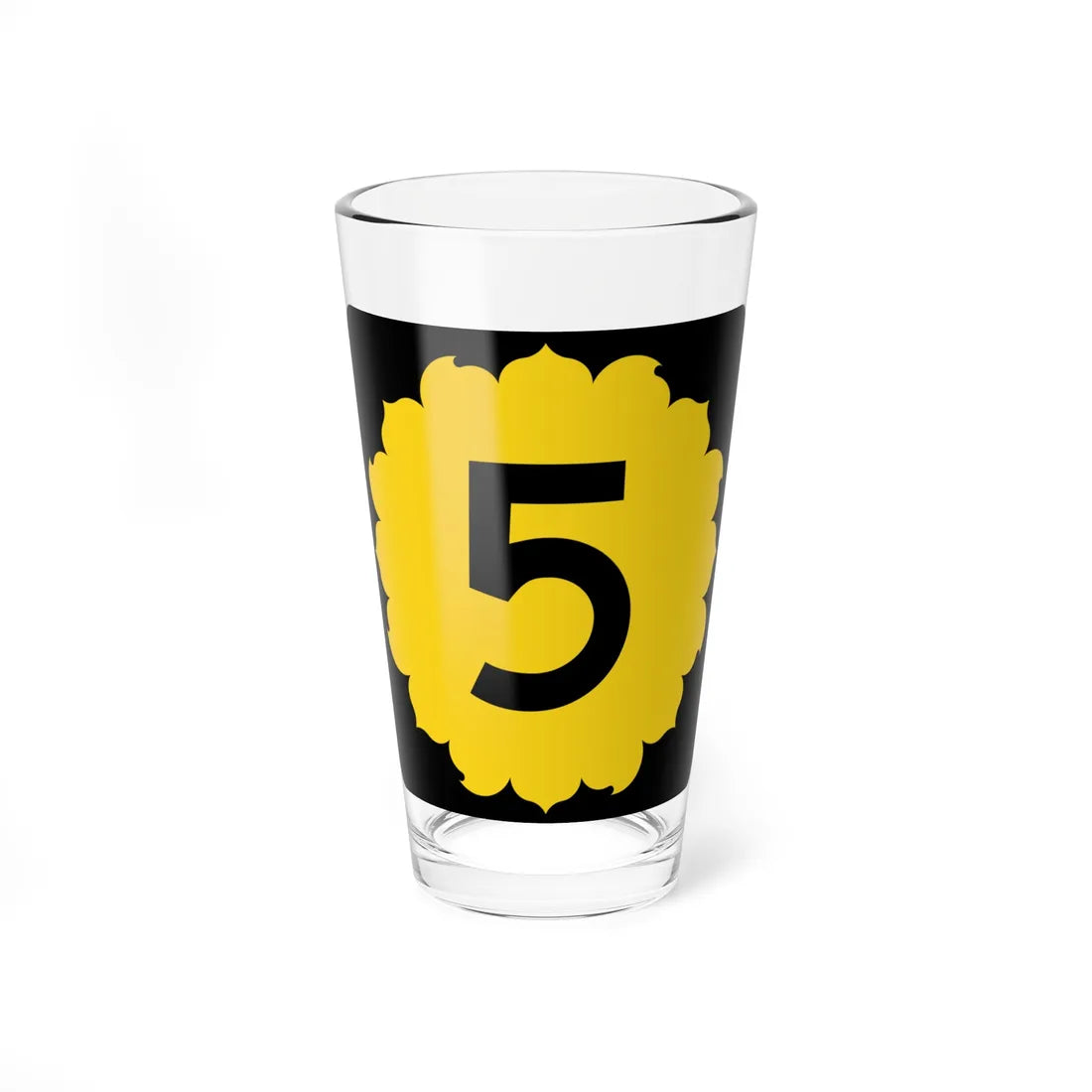 K-5 (Kansas) (Road Sign) Pint Glss 16oz 16oz - Go Mug Yourself