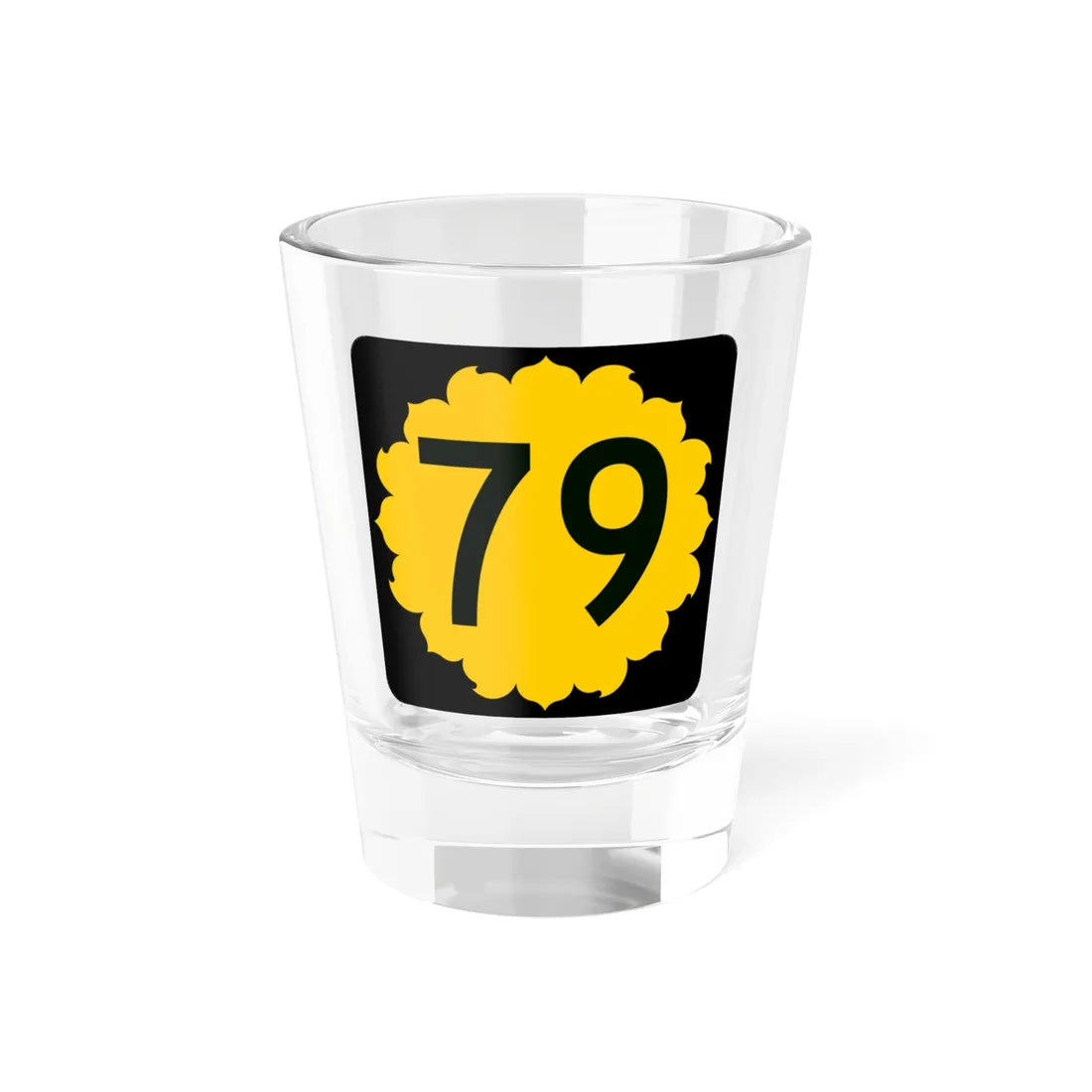 K-79 (Kansas) (Road Sign) Shot Glass 1.5oz 1.5oz - Go Mug Yourself