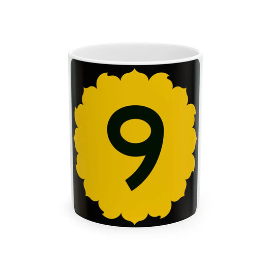 K-9 (Kansas) (Road Sign) White Coffee Mug 11oz - Go Mug Yourself