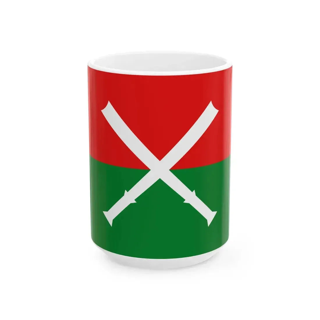 Kachin People Flag (Myanmar) White Coffee Mug 15oz - Go Mug Yourself