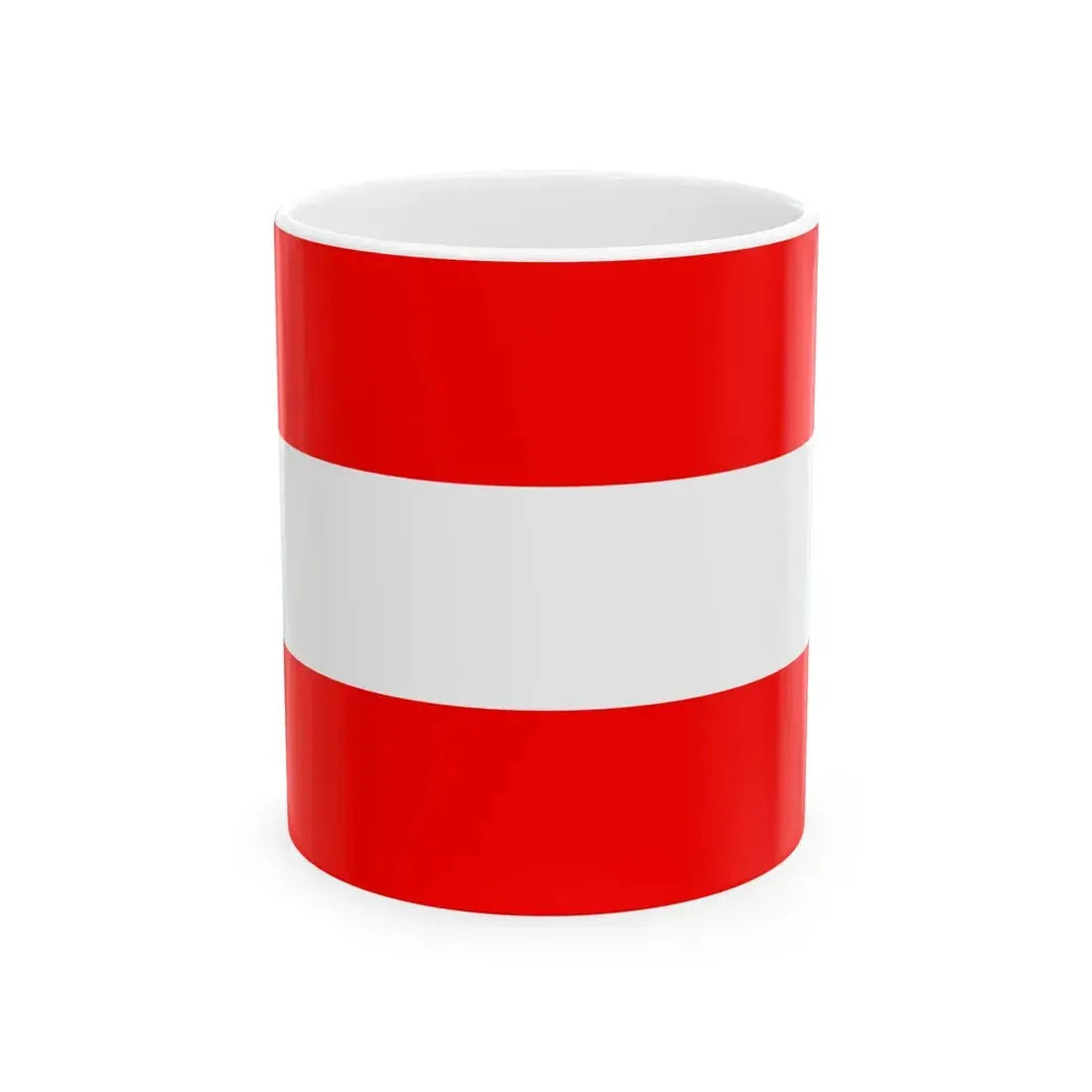 Kaientai Flag (Japan) White Coffee Mug 11oz - Go Mug Yourself