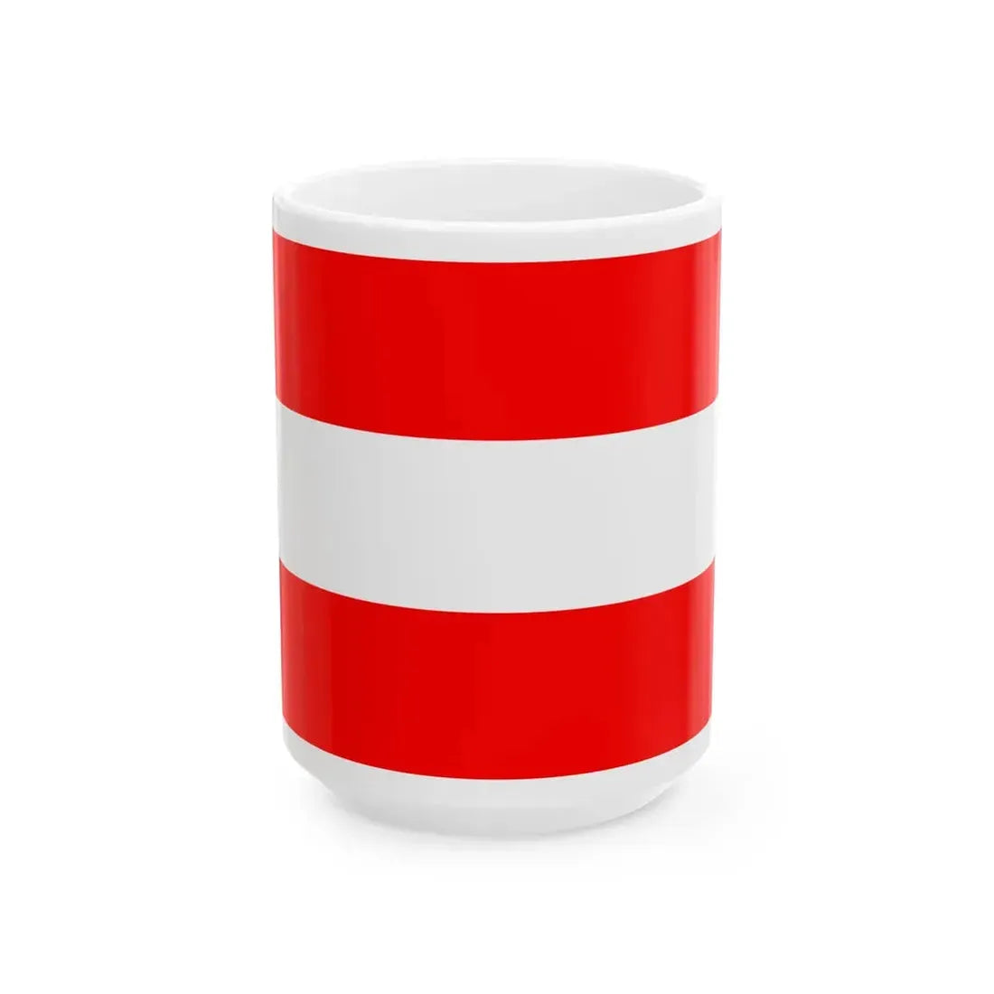 Kaientai Flag (Japan) White Coffee Mug 15oz - Go Mug Yourself