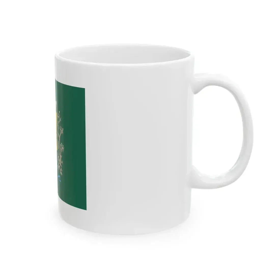 Kainuun prikaatin lippu (Finland) White Coffee Mug - Go Mug Yourself