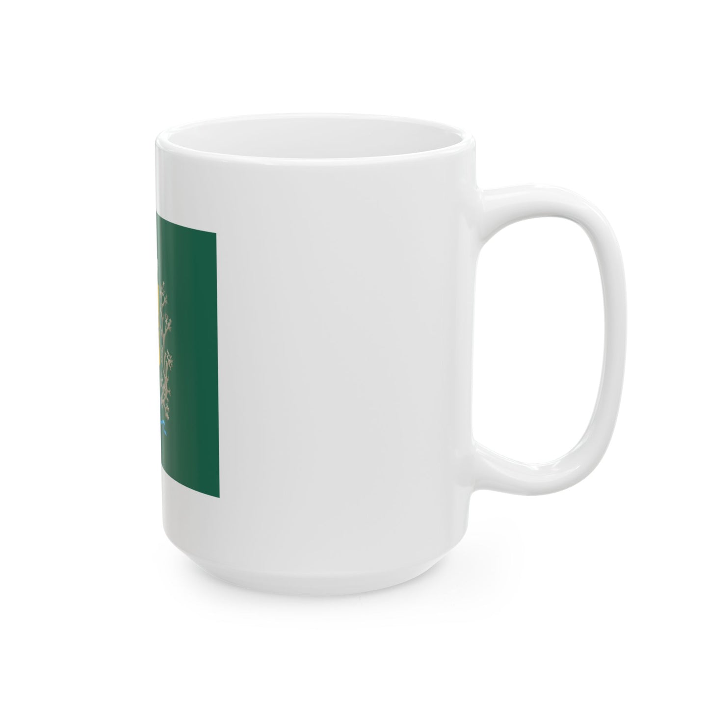 Kainuun prikaatin lippu (Finland) White Coffee Mug-Go Mug Yourself