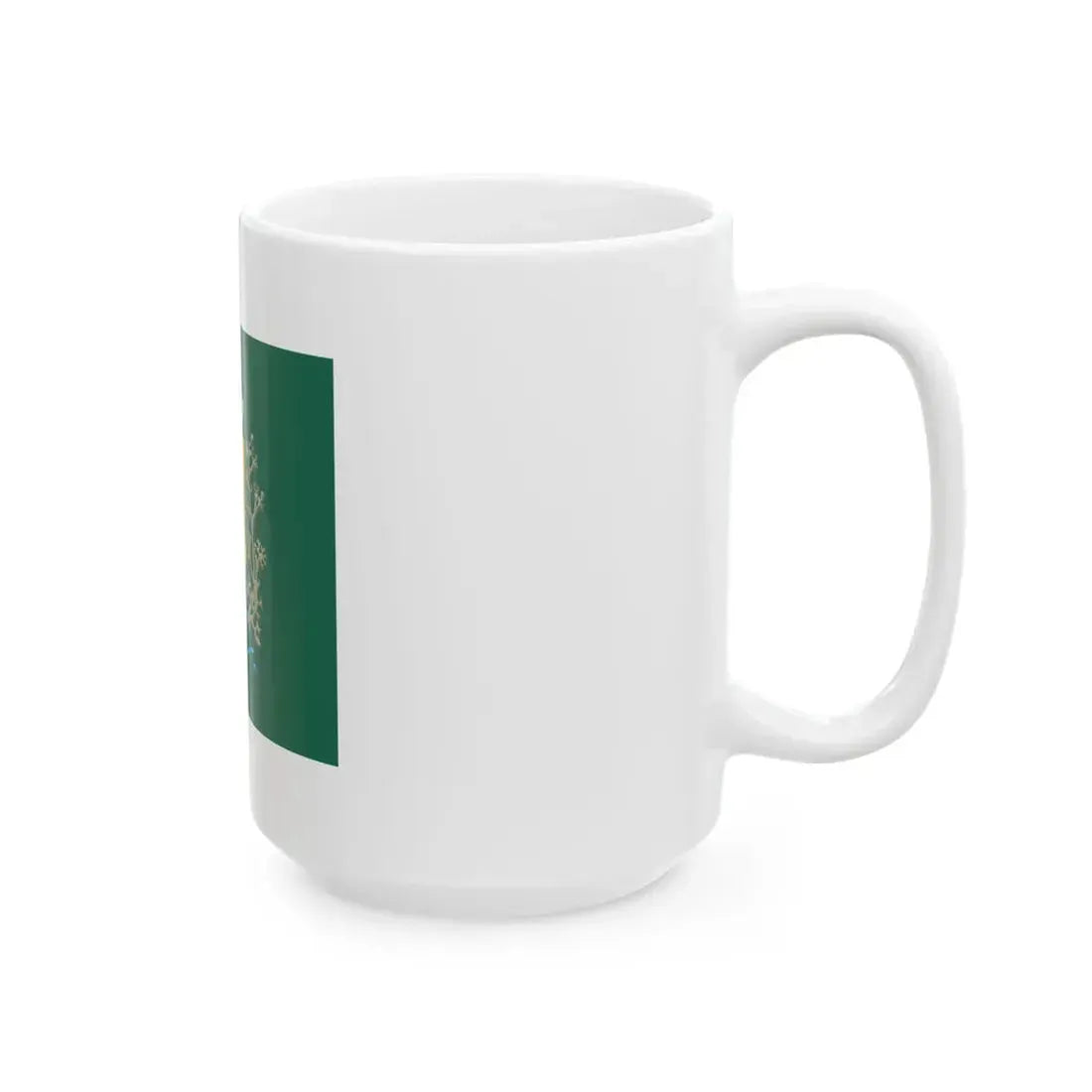 Kainuun prikaatin lippu (Finland) White Coffee Mug - Go Mug Yourself