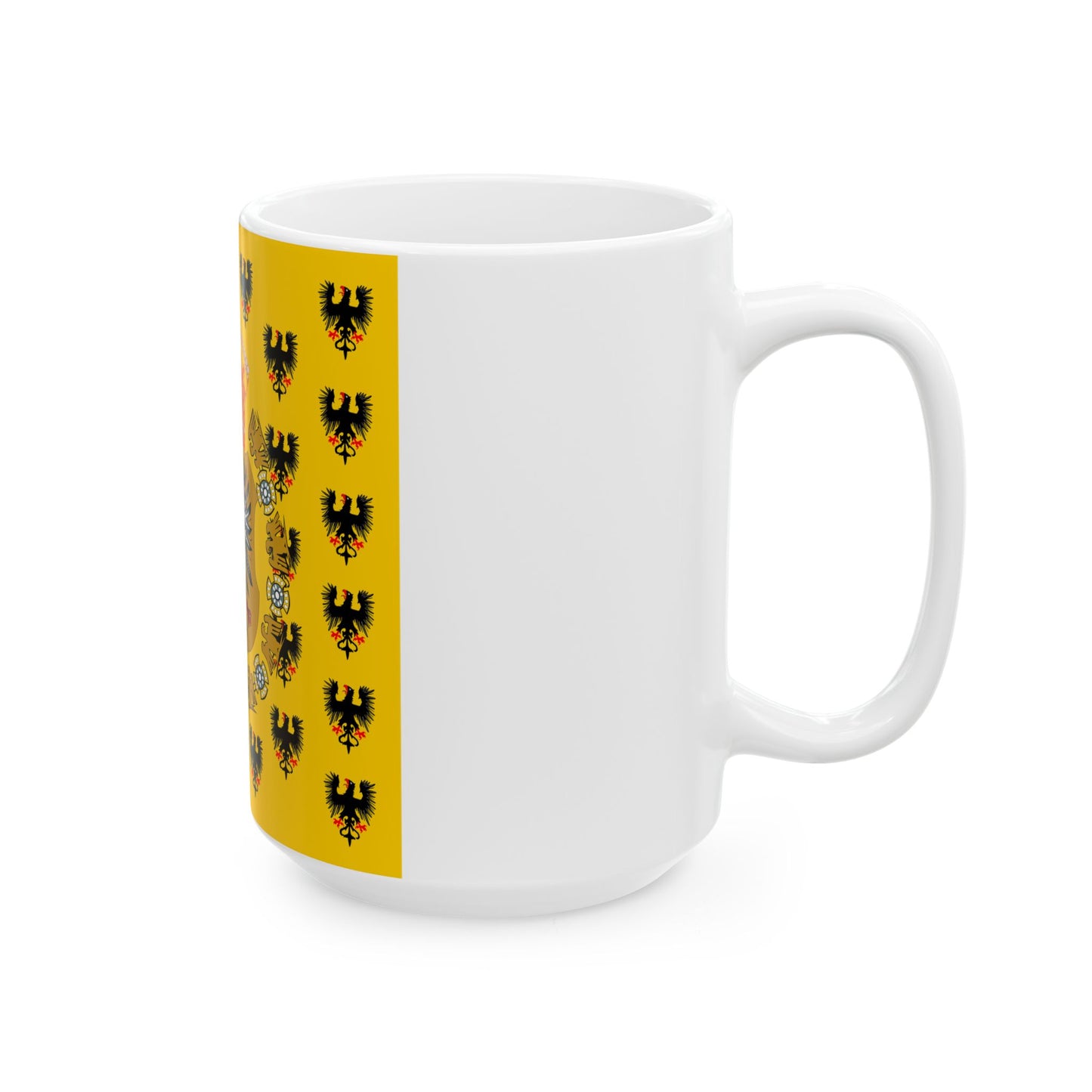 Kaiserinnenstandarte 1871 (Germany) White Coffee Mug-Go Mug Yourself