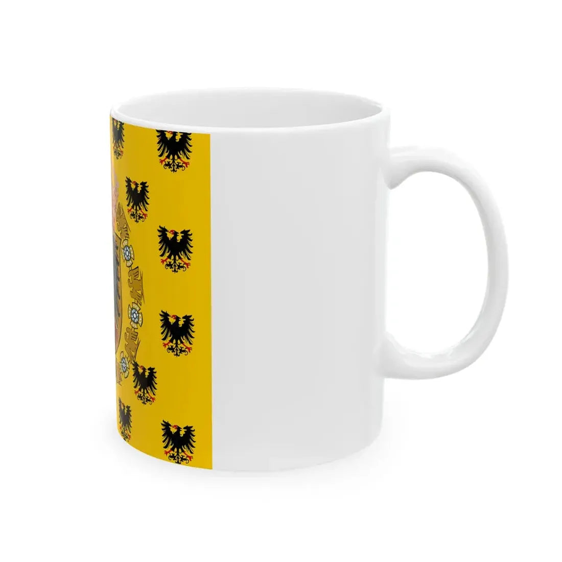 Kaiserinstandarte 1888 (Germany) White Coffee Mug - Go Mug Yourself