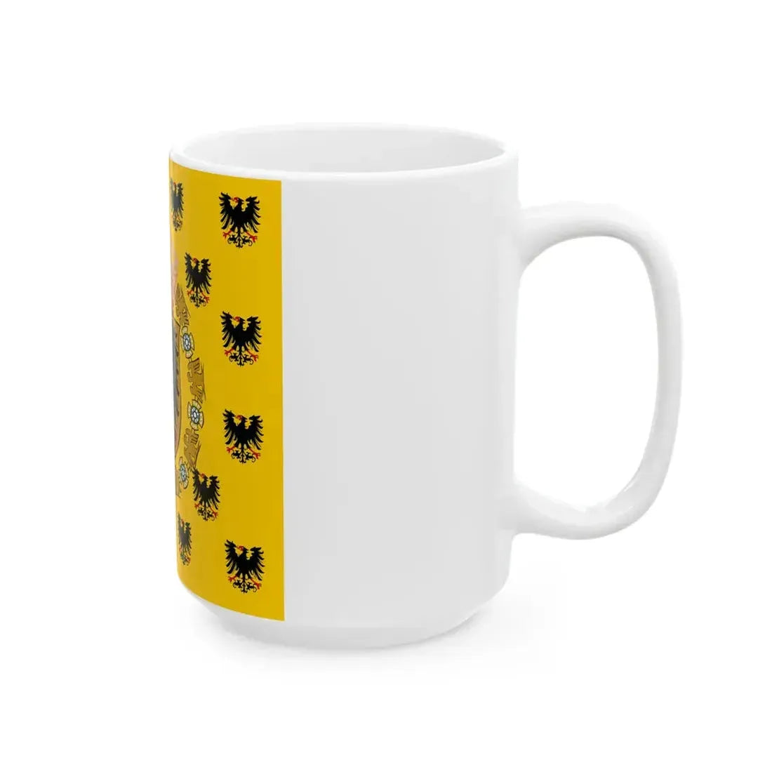Kaiserinstandarte 1888 (Germany) White Coffee Mug - Go Mug Yourself